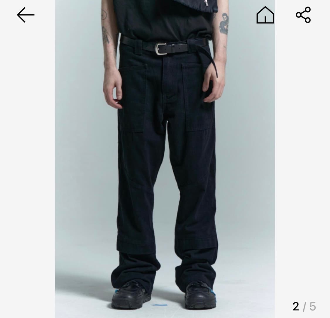 플라스틱프로덕트 지퍼팬츠 상품이미지2
