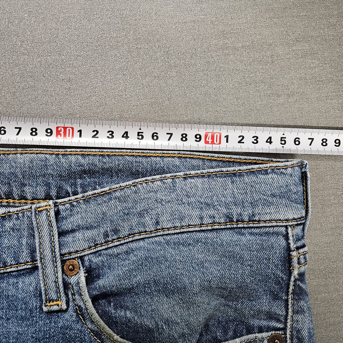 36 리바이스 511 연청 스판 데님팬츠 상품이미지6