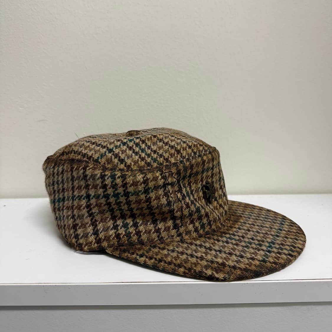 VINTAGE 체크보드 언더마이카 참 커스텀 박스 캡 상품이미지3