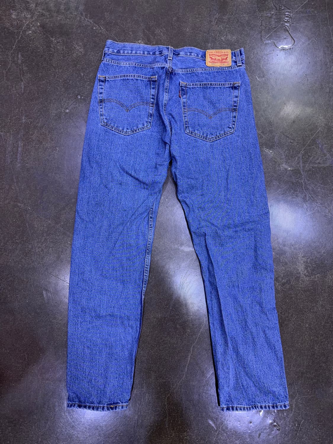 리바이스 505 레귤러 스트레이트핏 라이트 워싱 데님팬츠 36 상품이미지2