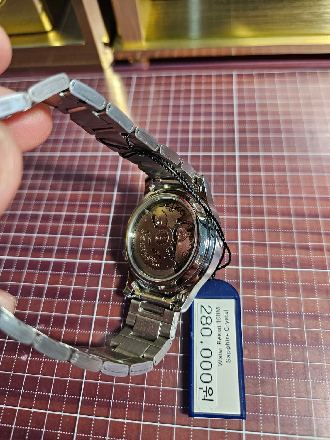 세이코5 미사용 새제품 흰판 오토메틱  상품이미지4