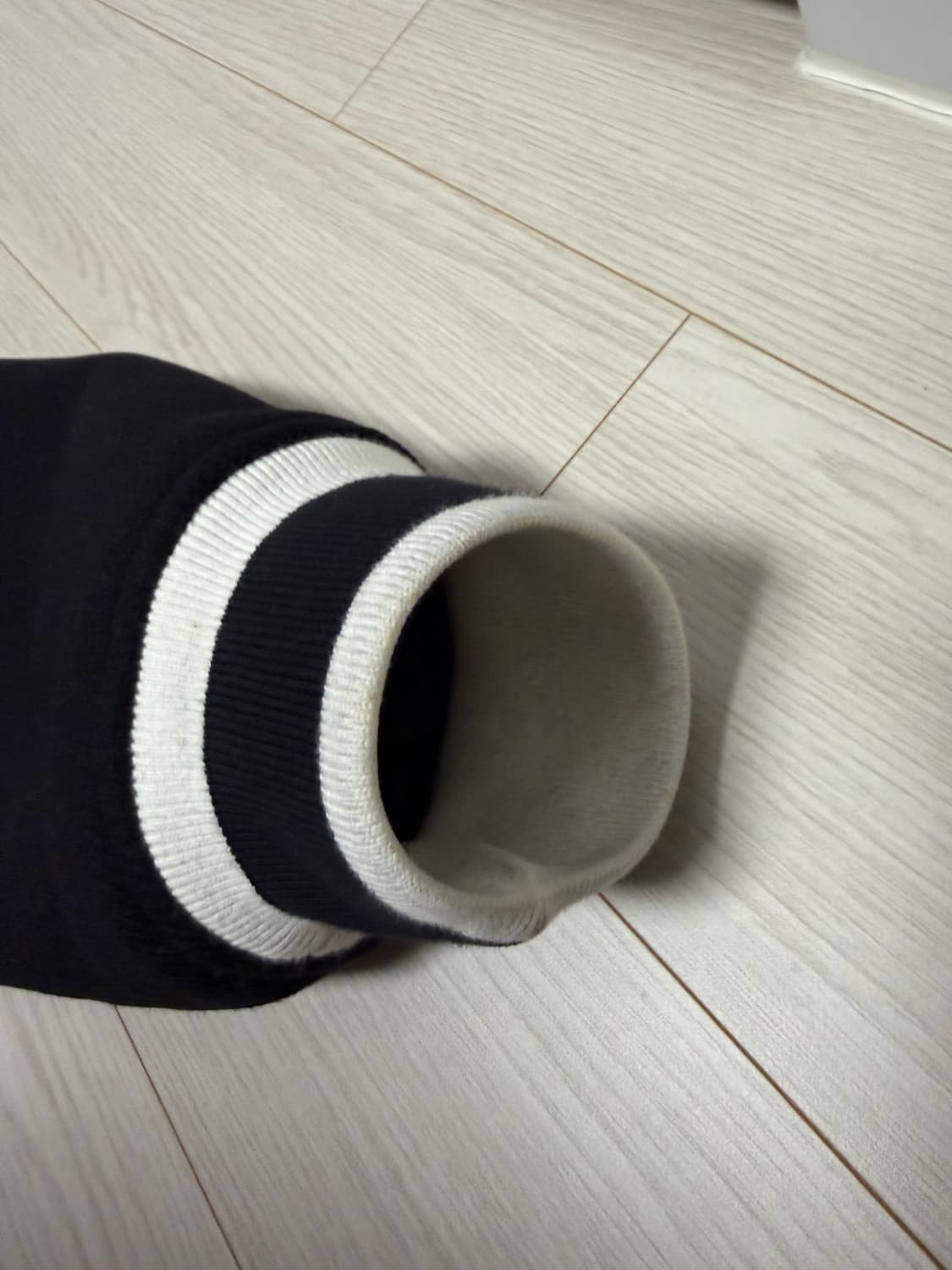 아더에러x자라 울 블렌드 봄버 블랙 상품이미지5