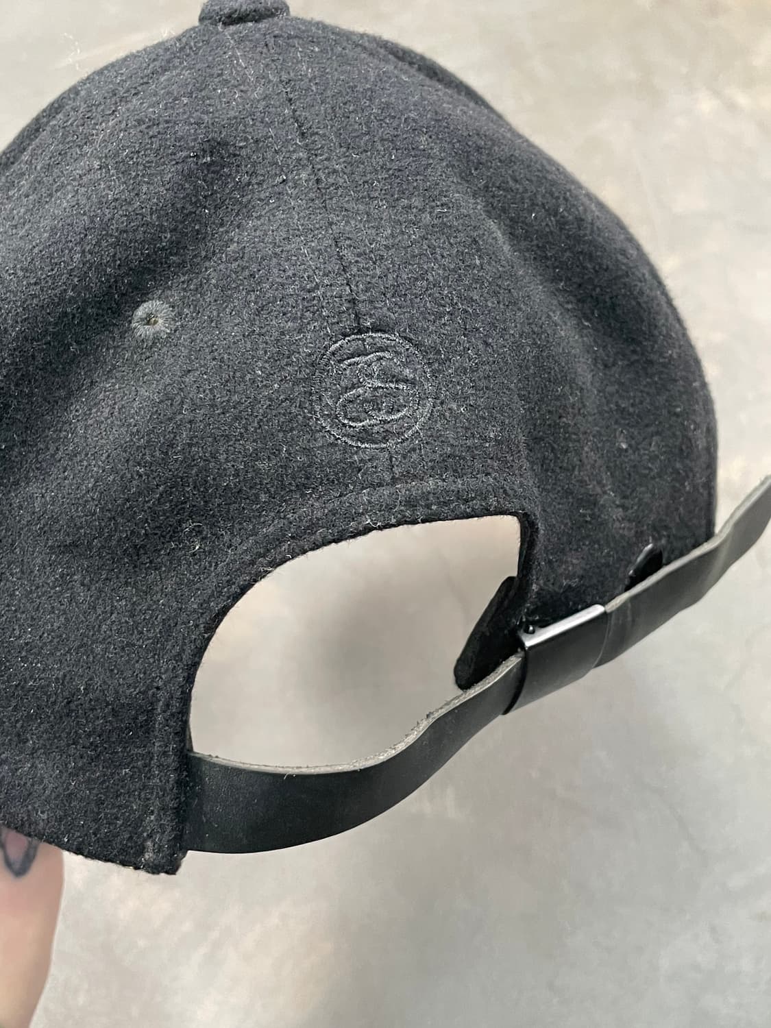 스투시 스탁로고 울 캡 상품이미지5