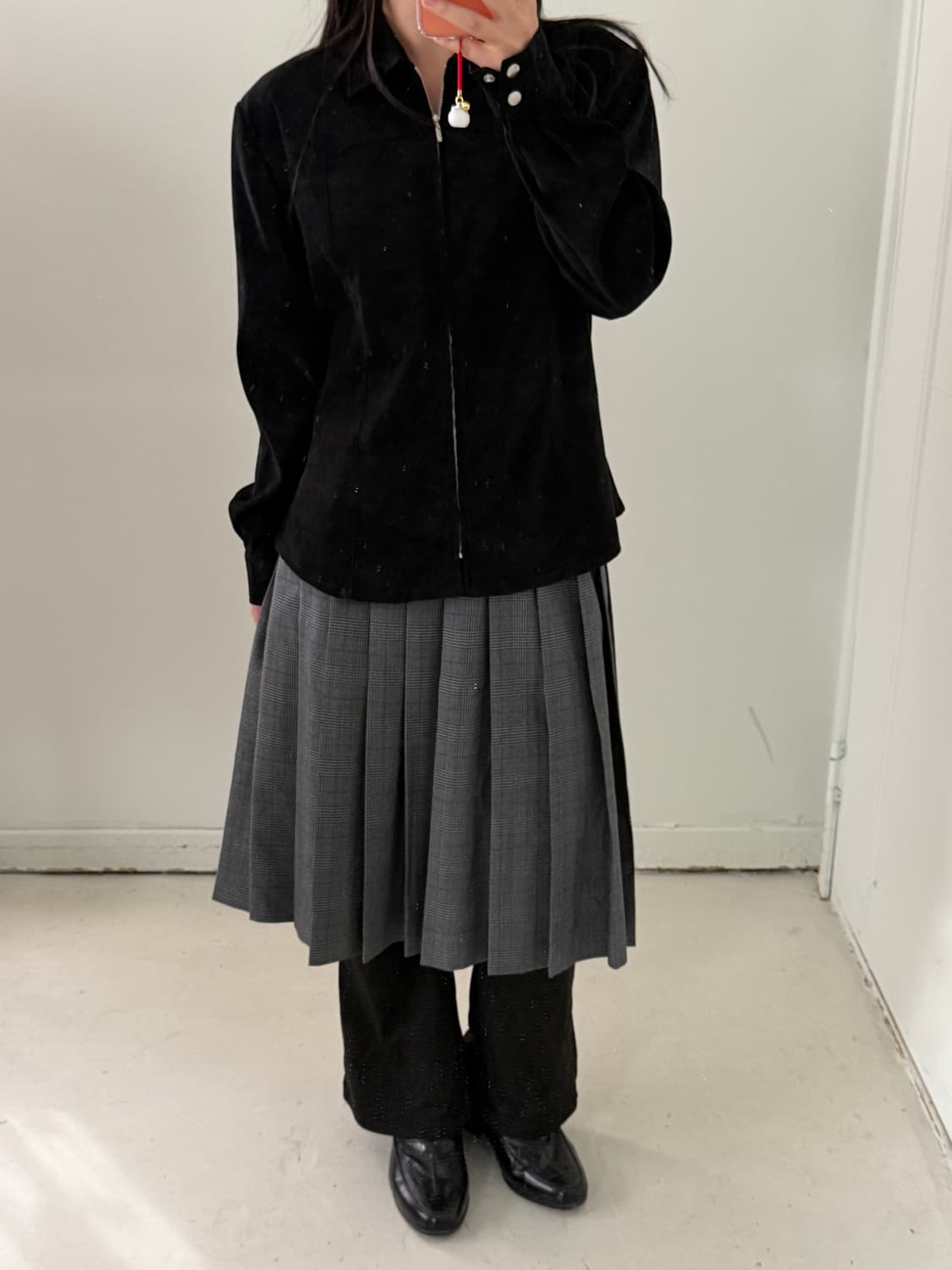 일본빈티지 블랙 스웨이드 웨스턴셔츠 자켓 상품이미지1