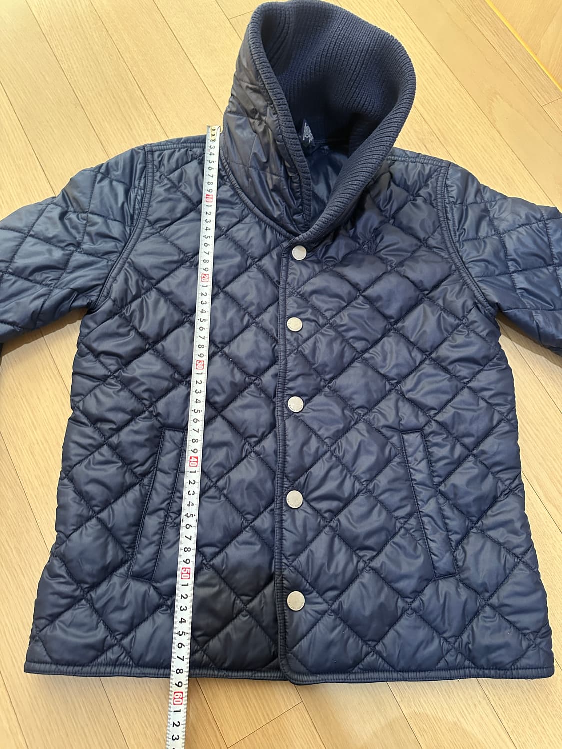 폴로 랄프로렌 퀼팅 자켓 네이비 L(12/14) 상품이미지4