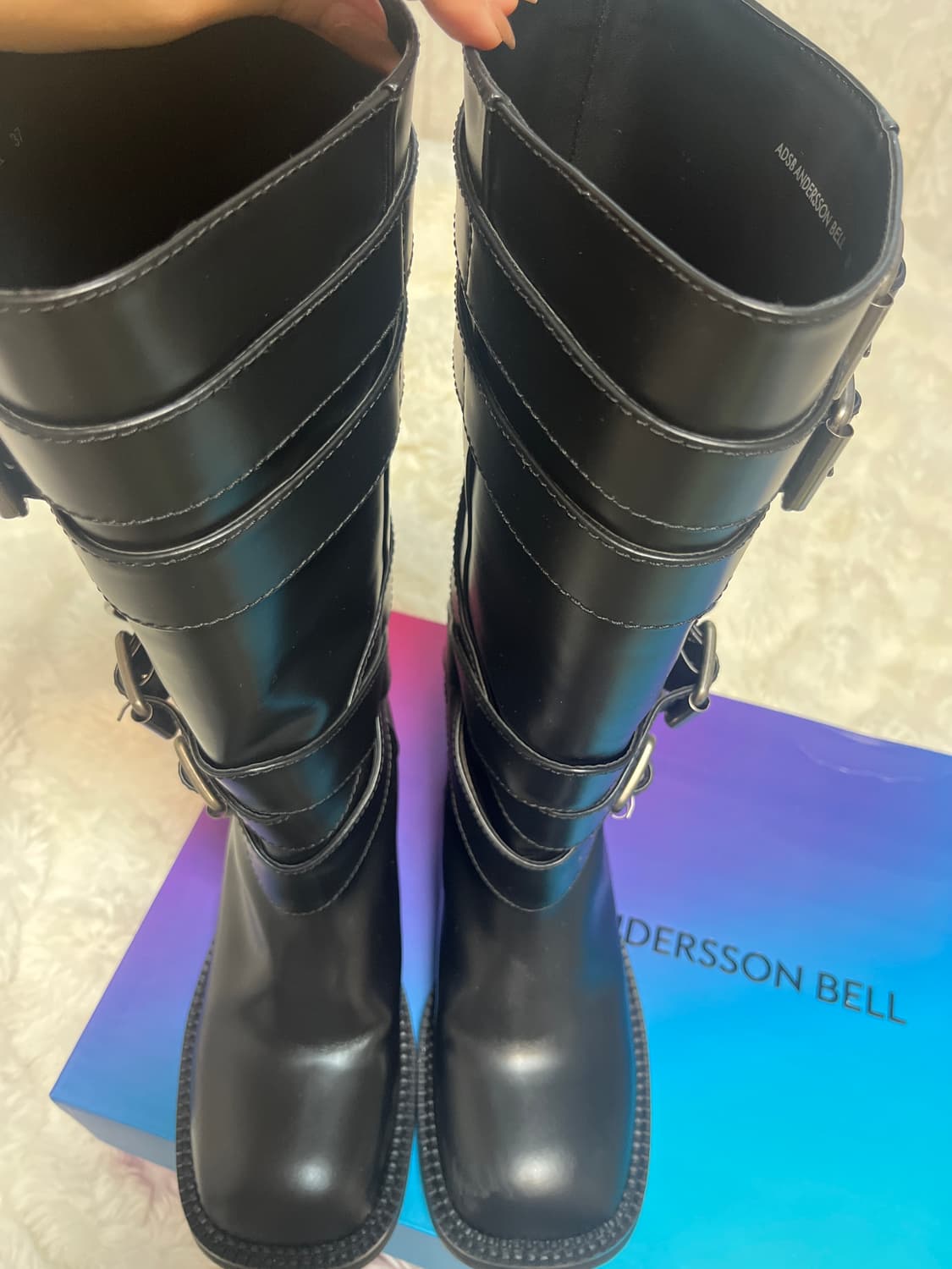 앤더슨벨 레이어드 스트랩 부츠 상품이미지4