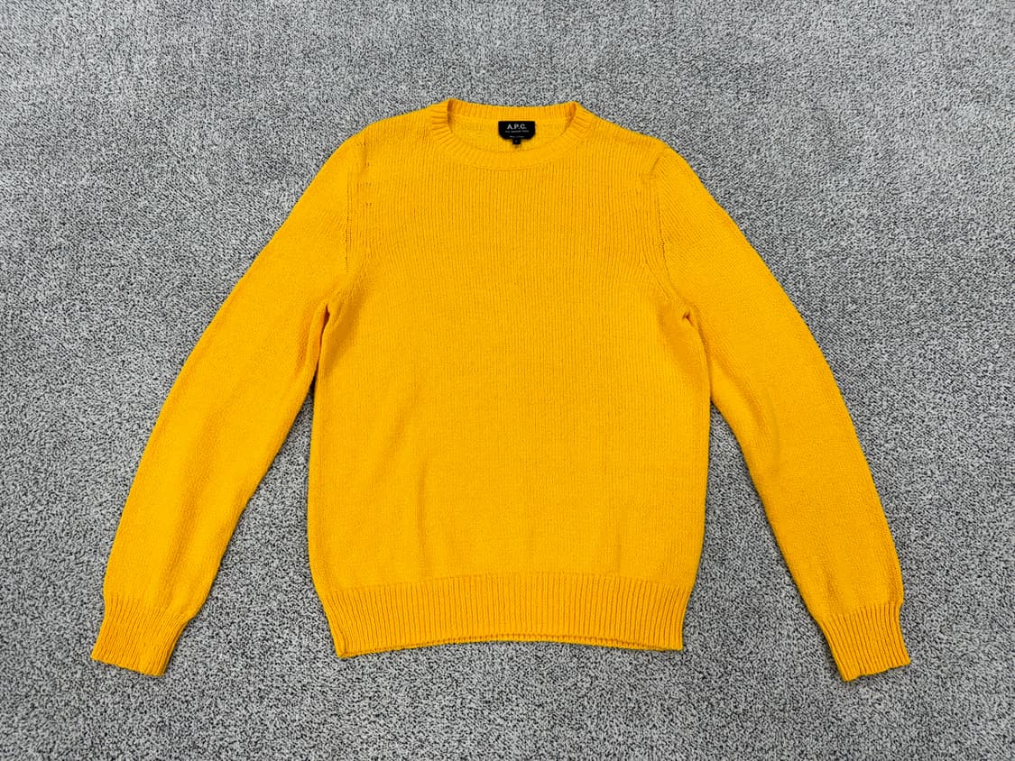 아페쎄 옐러우머스타드 라운드니트 상품이미지1