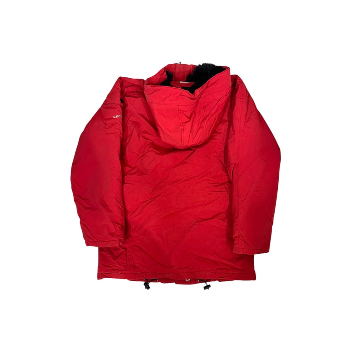 칼하트 레드 후드 패딩 파카 야상 점퍼 S 상품이미지6