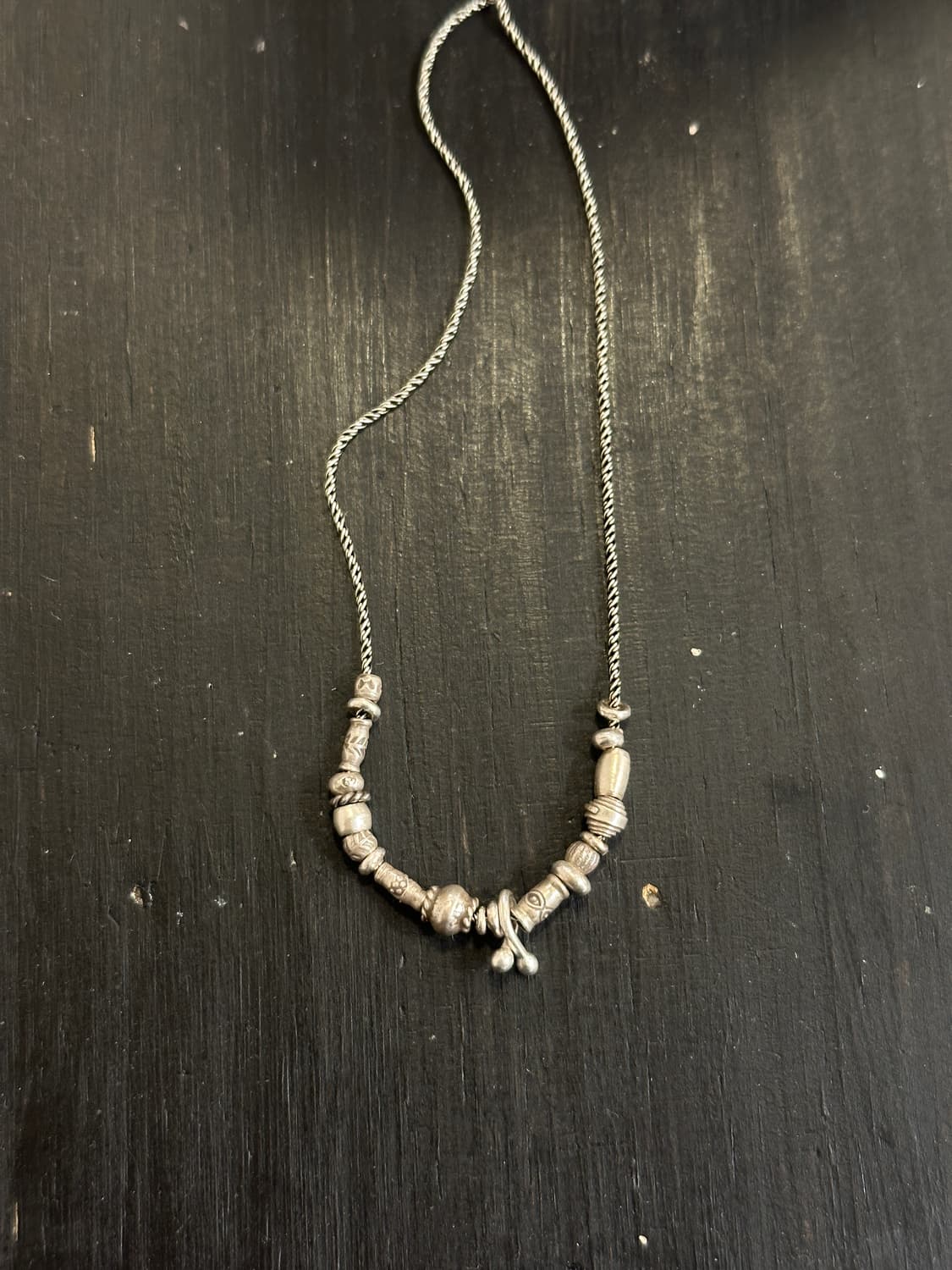 Musta karen Silver Mix Necklace 상품이미지4