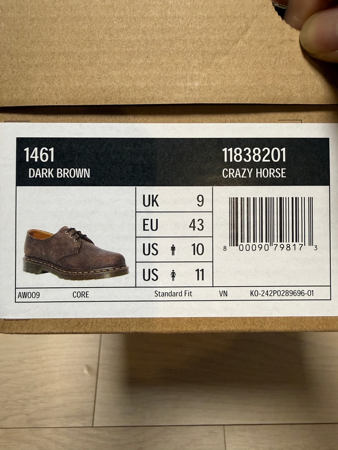 닥터마틴 1461 크레이지호스 상품이미지7