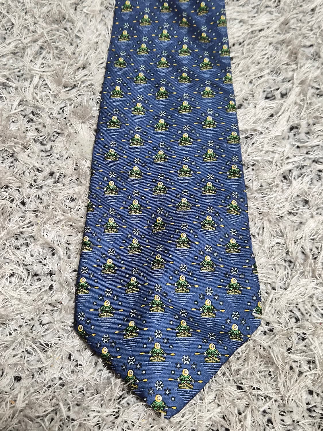 페레가모Ferragamo 패턴 넥타이 Free - N20 상품이미지2