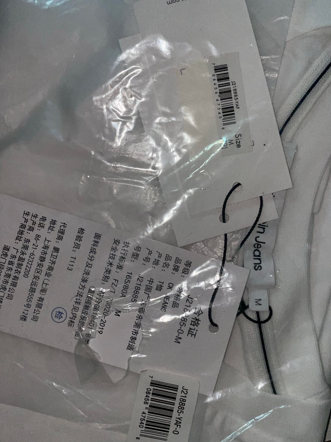 캘빈클라인 여성 반팔 티셔츠 M 새상품 상품이미지3