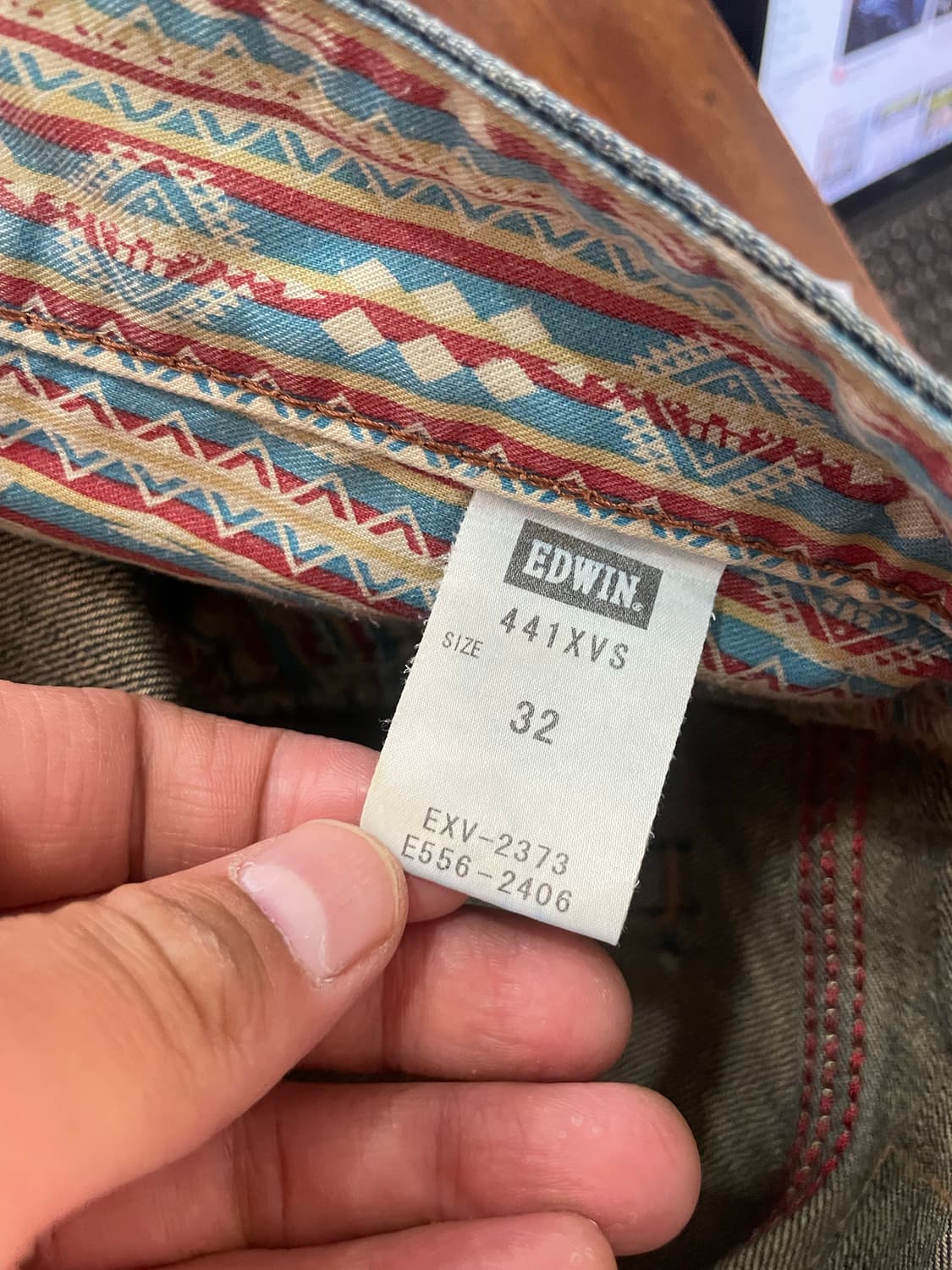 EDWIN 441XVS made in japan 세미 부츠컷 32 상품이미지7