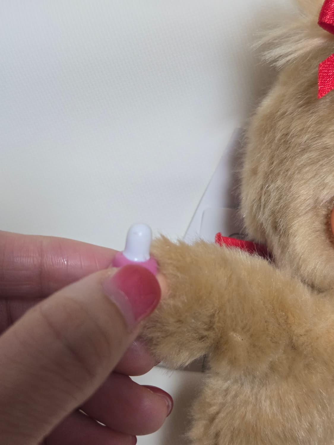 몬치치 트윈테일 양갈래 베이지 S 상품이미지4