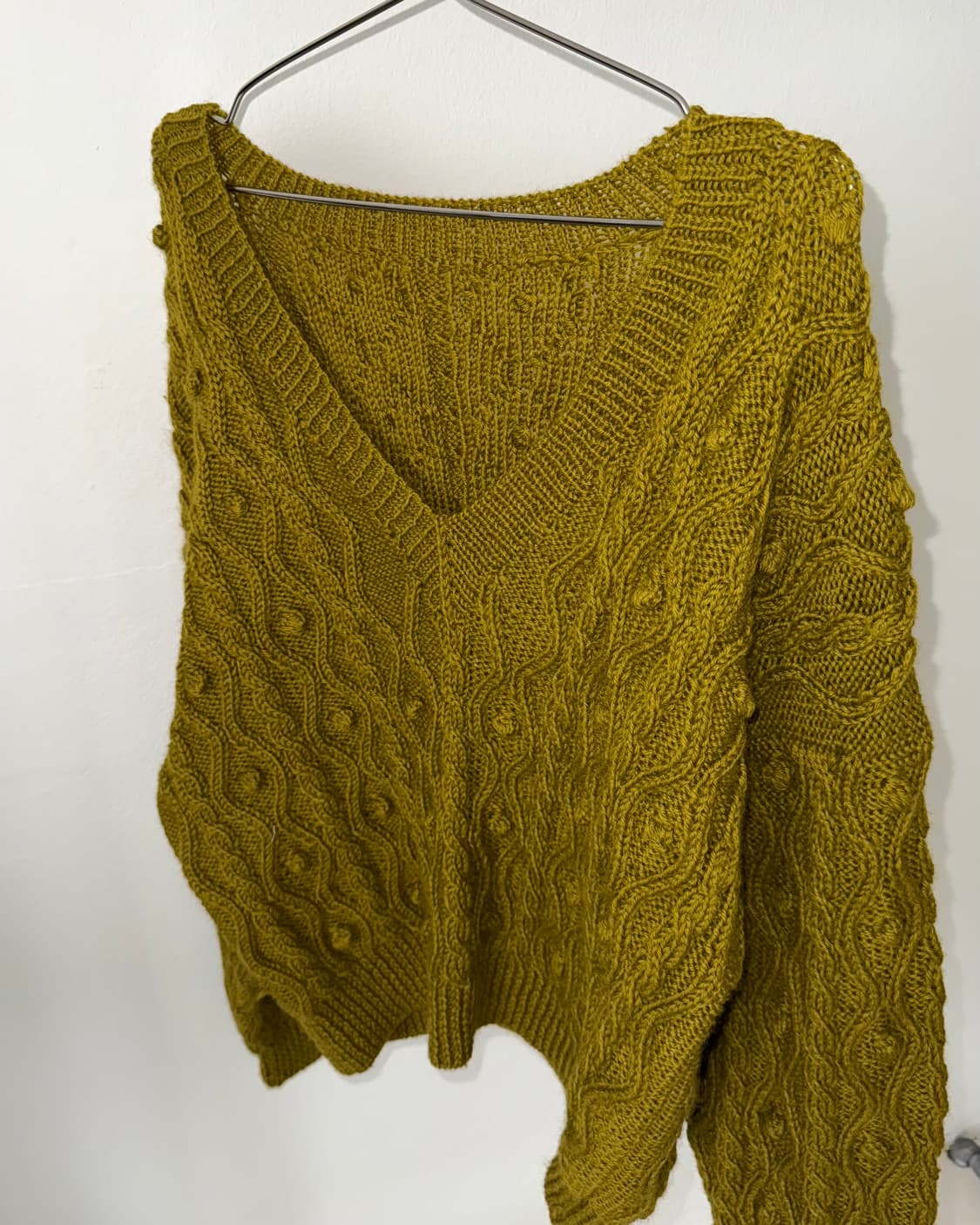 빈티지 브이넥 니트 상품이미지5