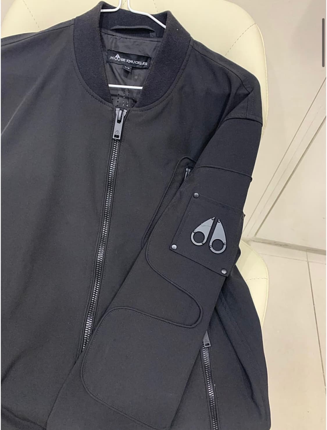 18SS MK 8192 MSJ 무스너클 블랙 봄버 자켓 상품이미지1