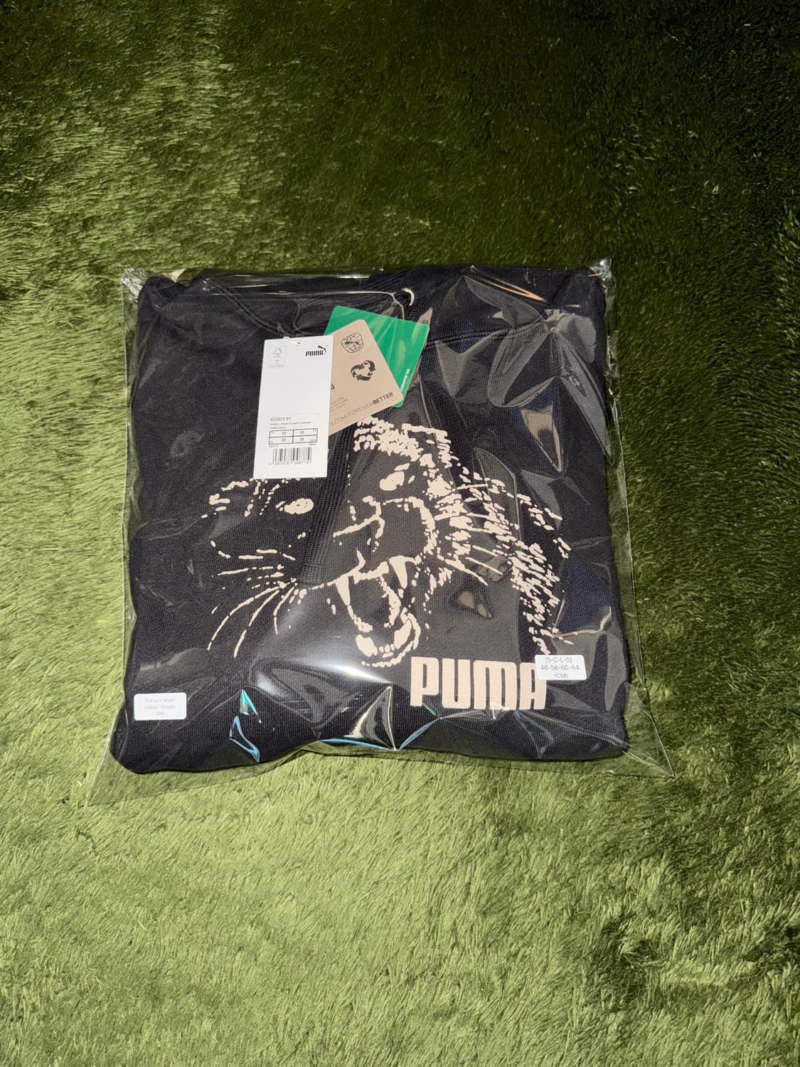 [M] NOAH 노아 x 푸마 헤비웨이트 그래픽 프린트 로고 후디 블랙 상품이미지10