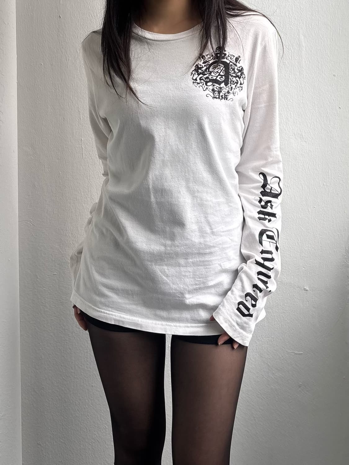 Vintage ASK White Long Sleeve 상품이미지4
