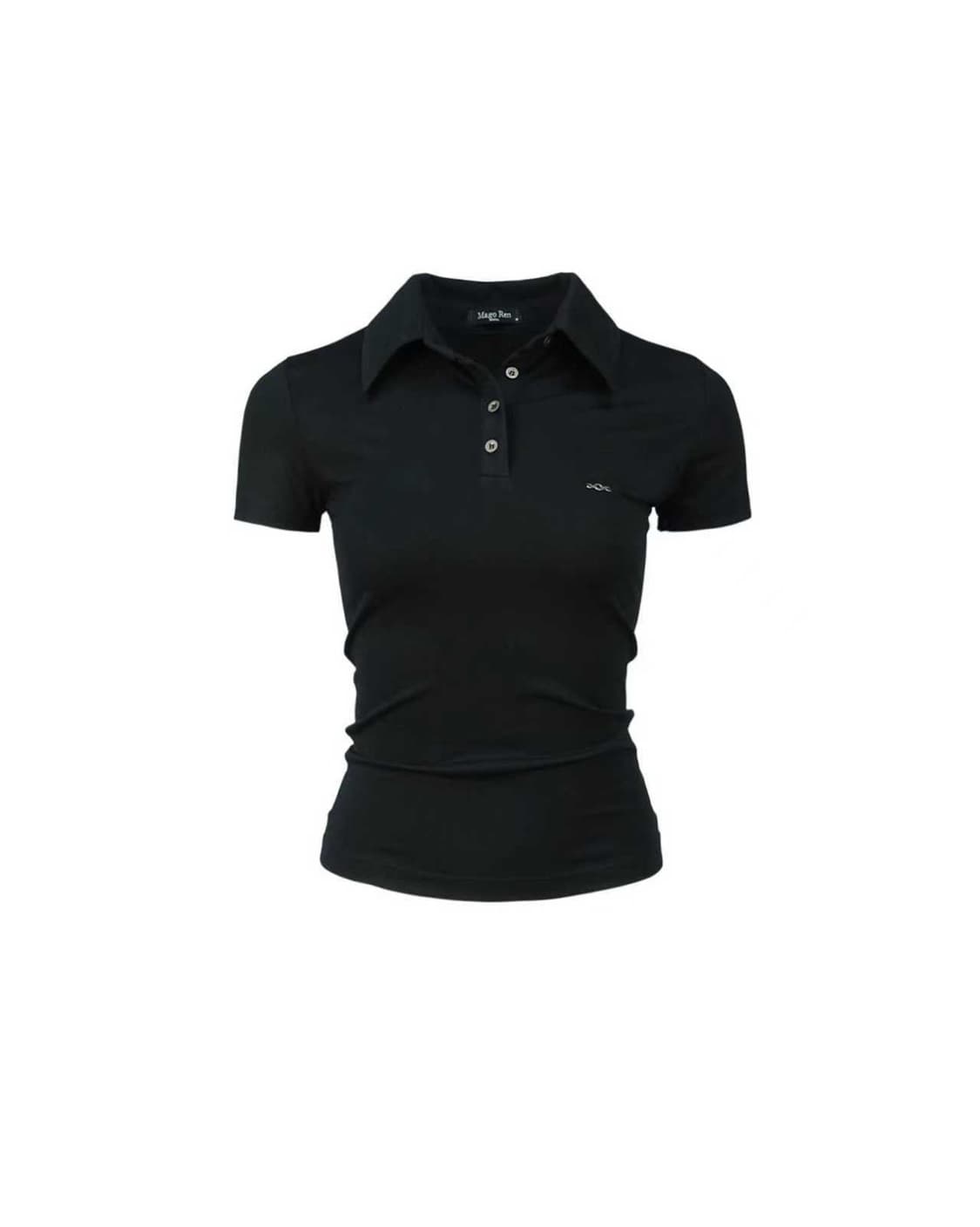 MAGOREN Metal Triclipse Polo Shirt BLACK 상품이미지1