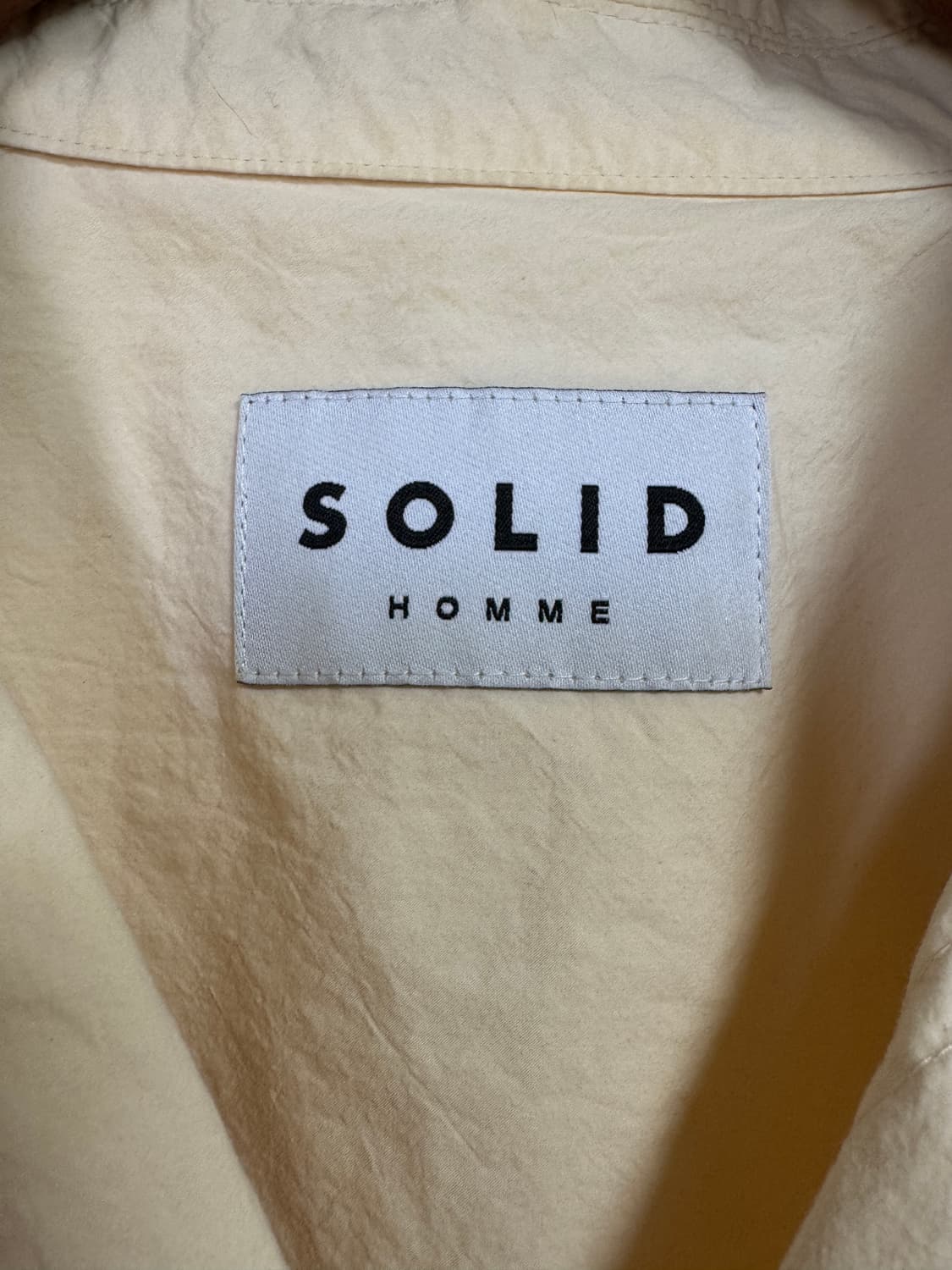 23SS 솔리드옴므 반팔 셔츠 48 우영미 상품이미지2