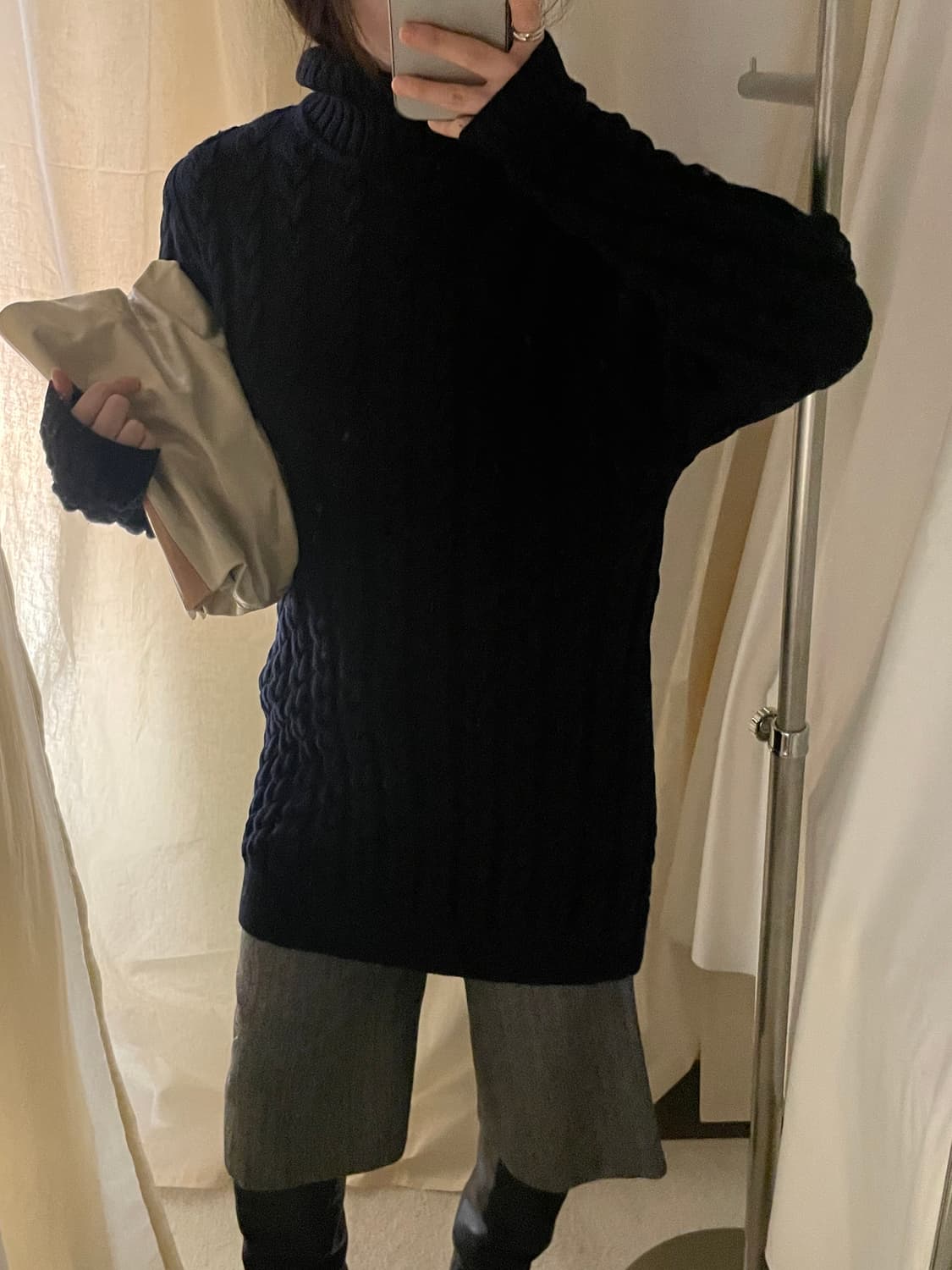 WEEKEND by MaxMara turtleneck knit dress 상품이미지7