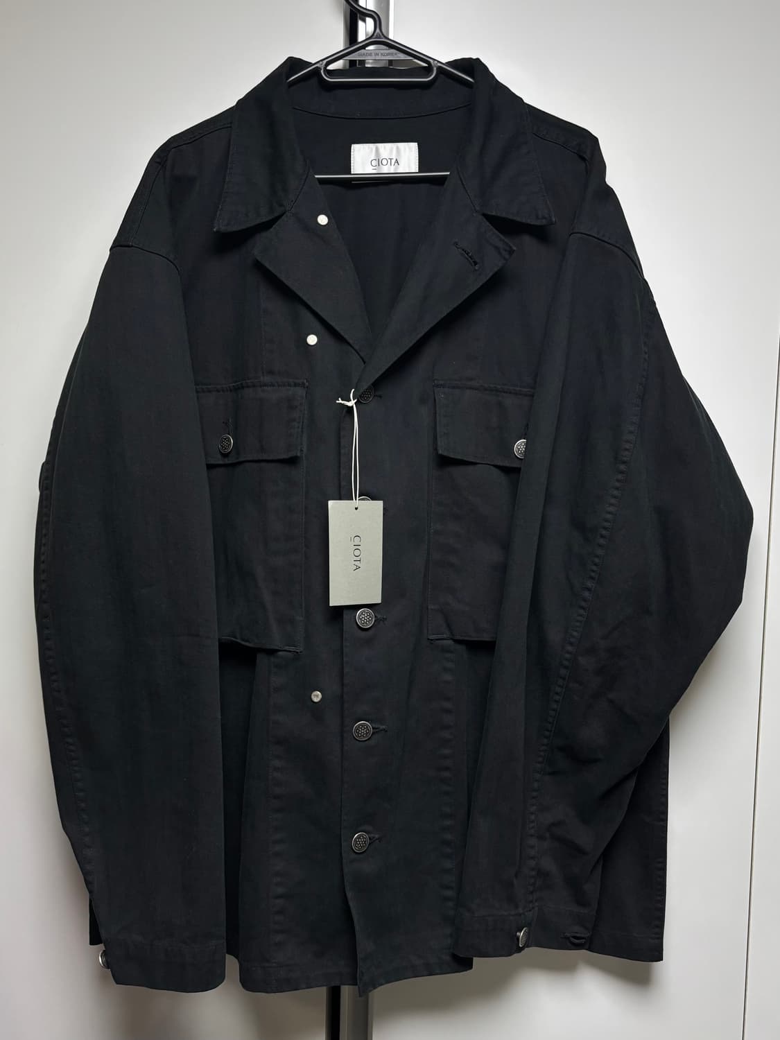 시오타 hbt m43 블랙 스톤워시드 6사이즈 상품이미지1