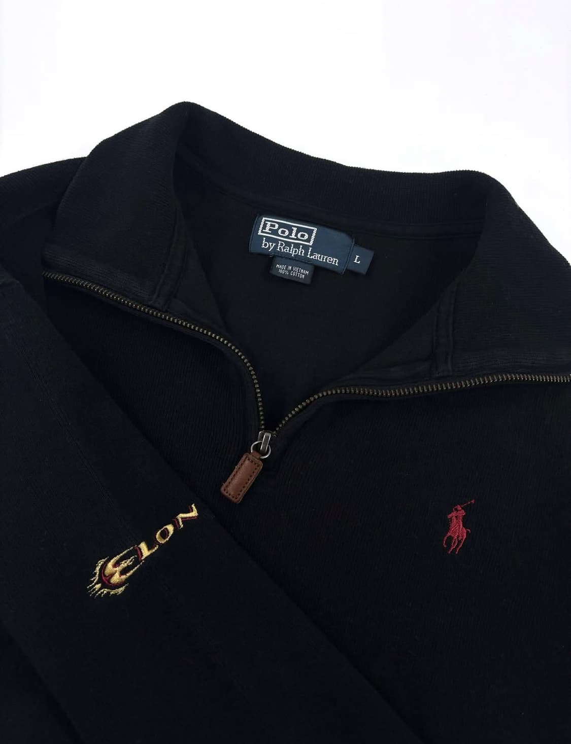 폴로 랄프로렌 반집업 블랙 니트  상품이미지2