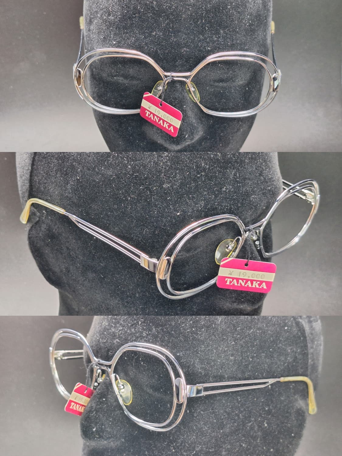 80s 프랑스 빈티지 데드스톡 미사용/51mm 안경테 ESSEL HOYA 상품이미지7