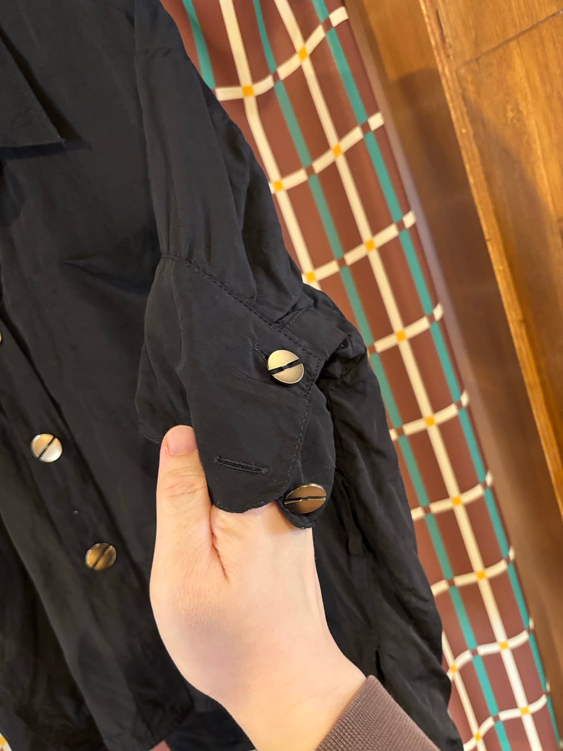 TIME 블랙 여성용 반팔셔츠 상품이미지3