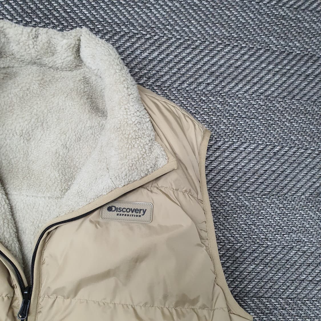 디스커버리 오리털 양면 베스트 남자105 상품이미지4