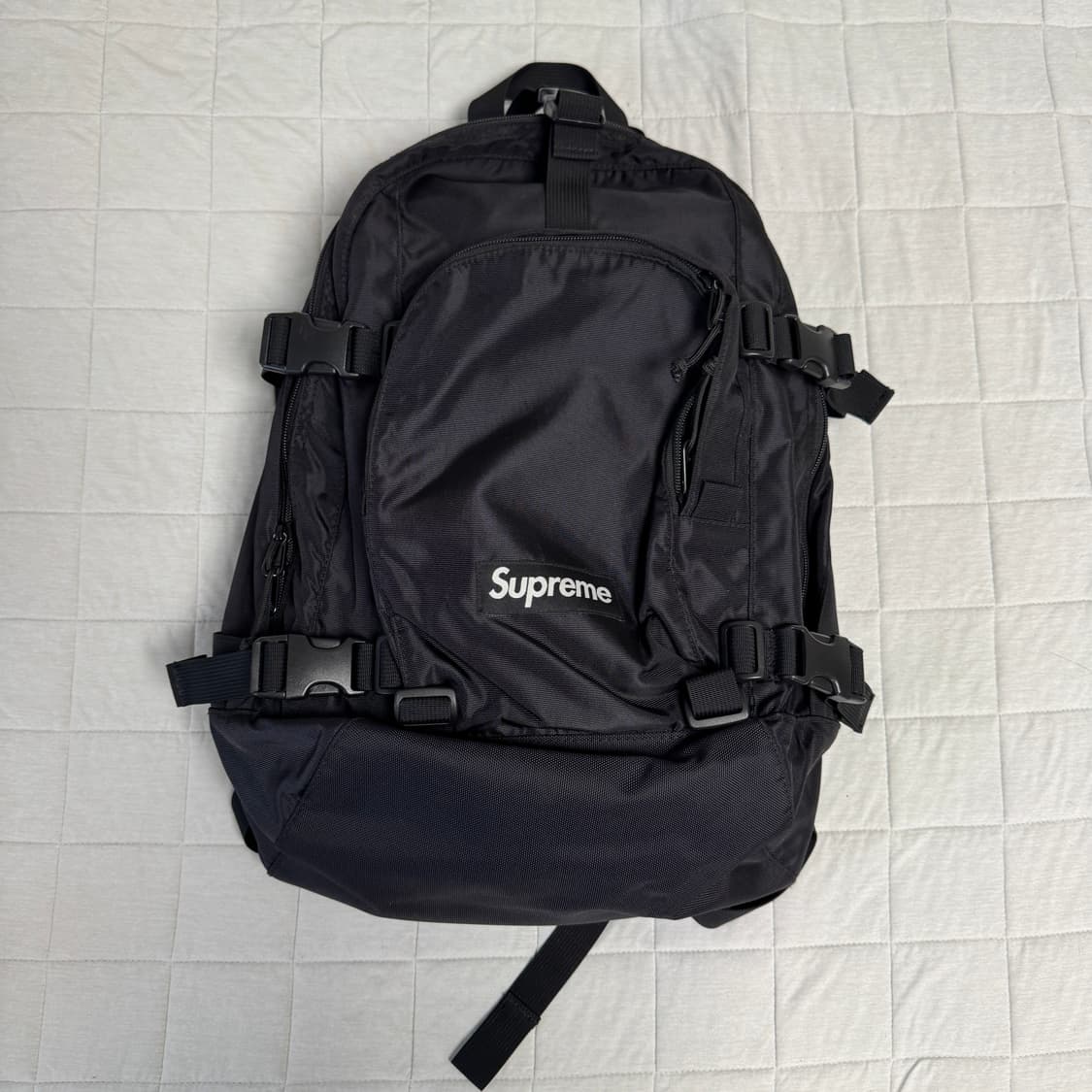 슈프림 Backpack Black - 19FW 상품이미지2