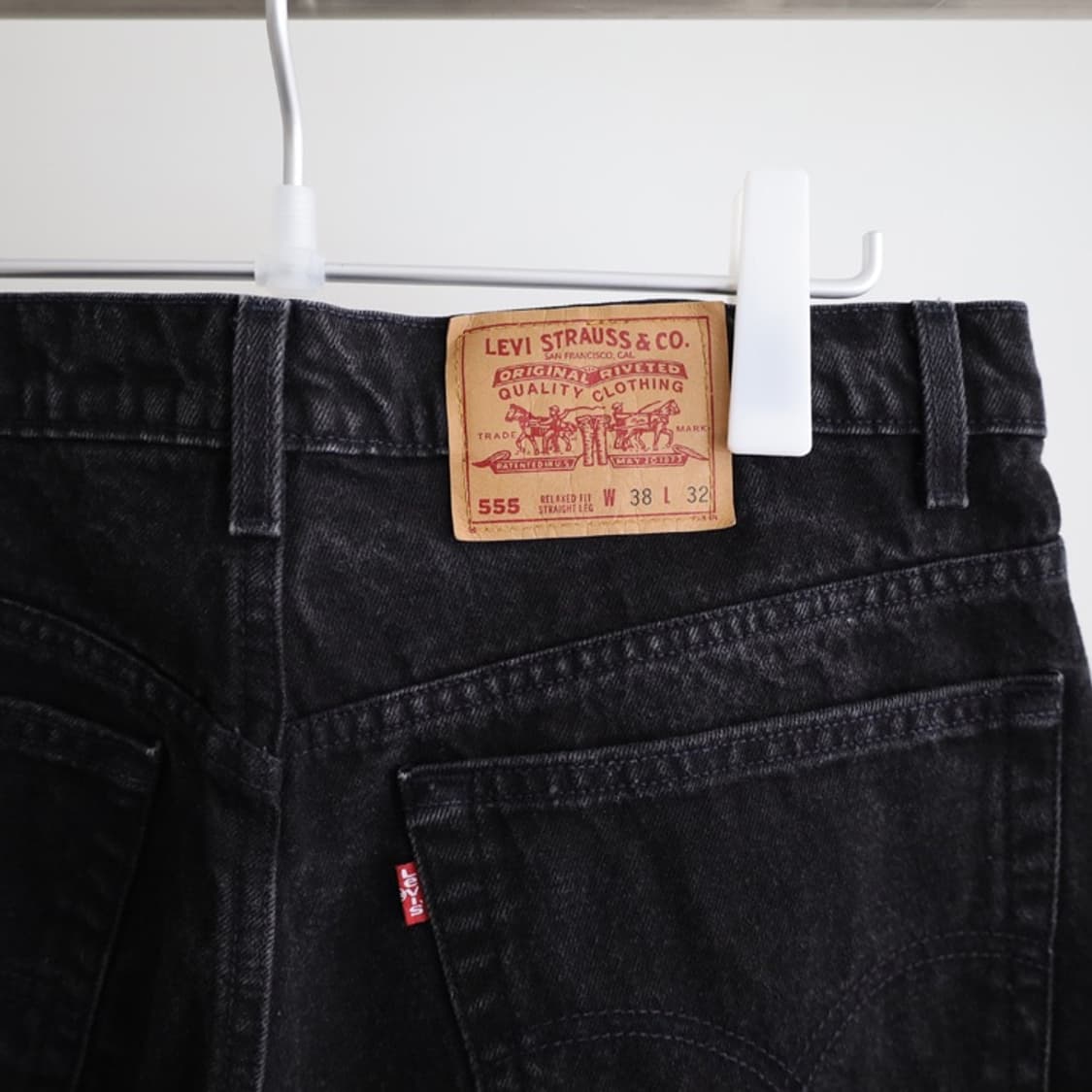 1990s 555 Black Jeans 상품이미지8