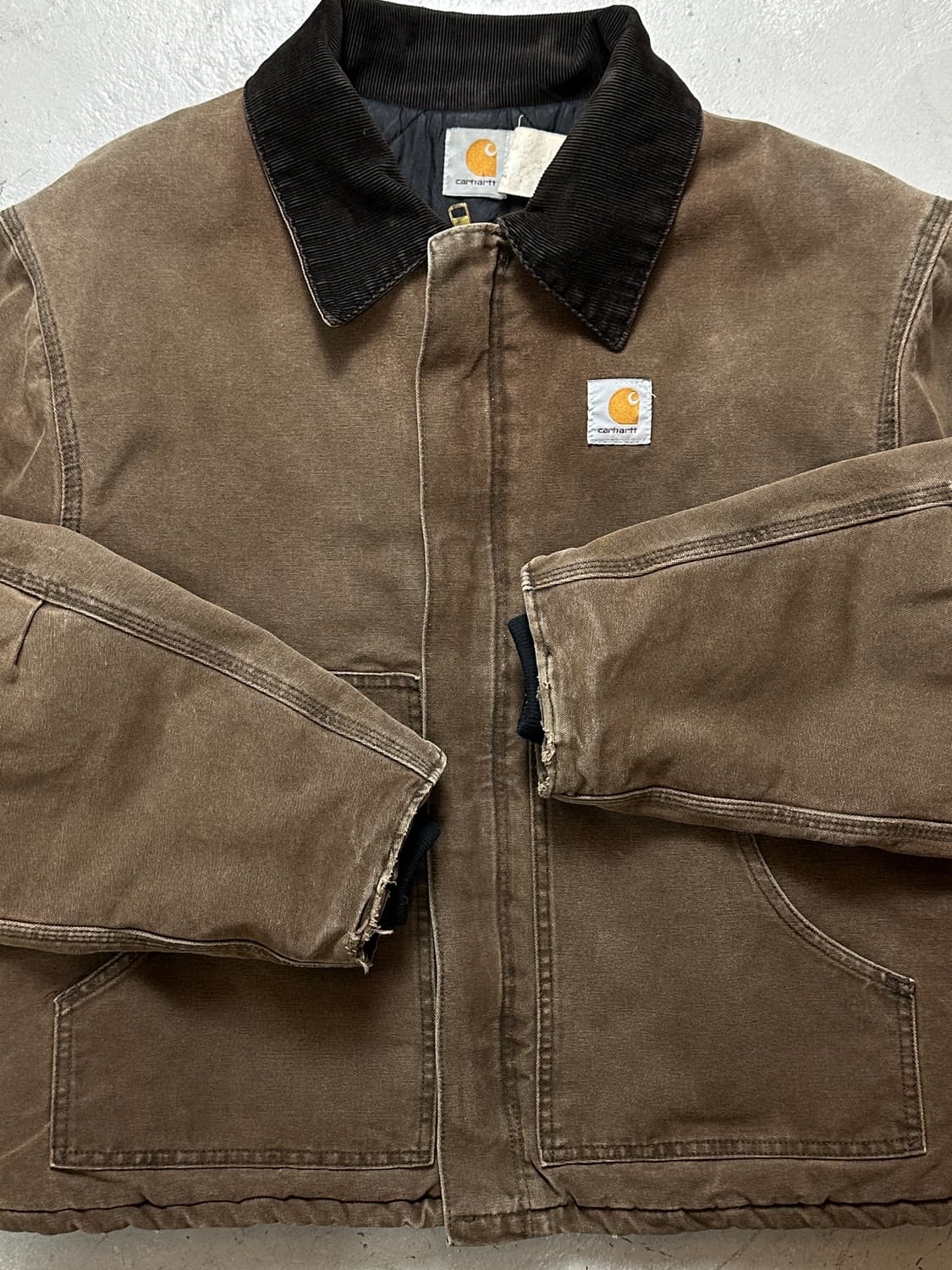 90s OG USA Made 칼하트 J22 아크틱 칼하트 디트로이트 자켓 상품이미지8