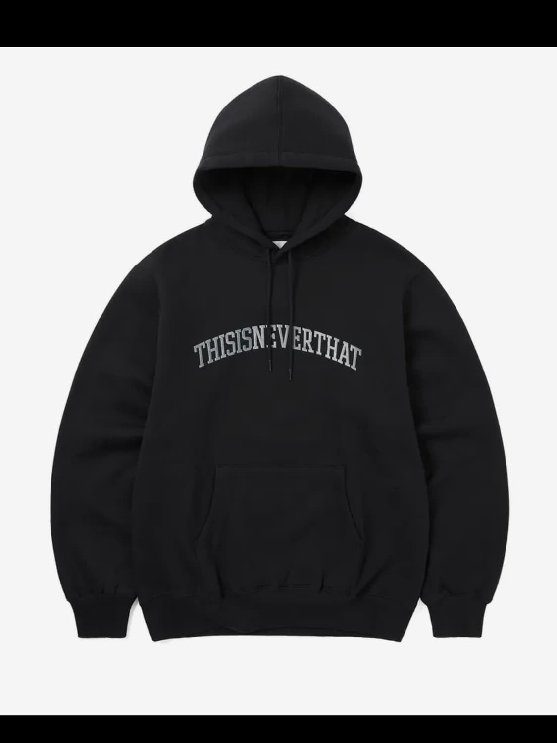 Thesisneverthat Arch-Logo Hoodie Black 상품이미지1