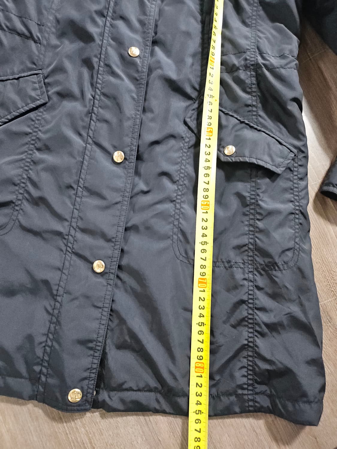 빈폴 후드 롱 야상 자켓  네이비 여성  95 상품이미지8