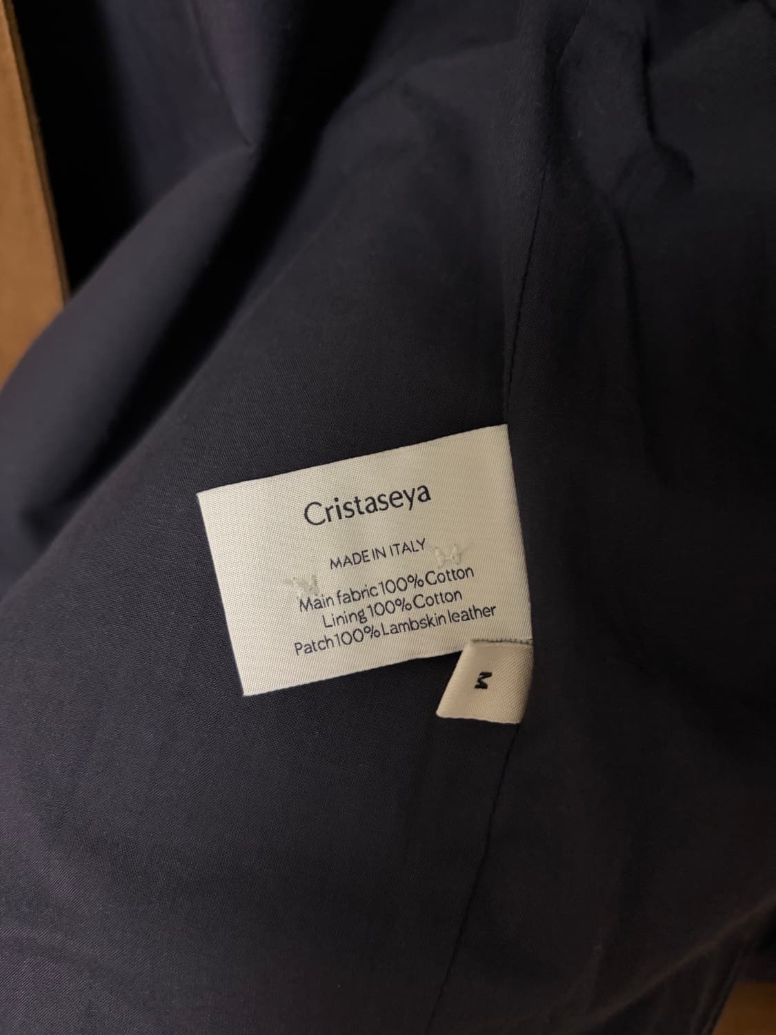 크리스타세야 오버사이즈드 블루종 M 상품이미지5