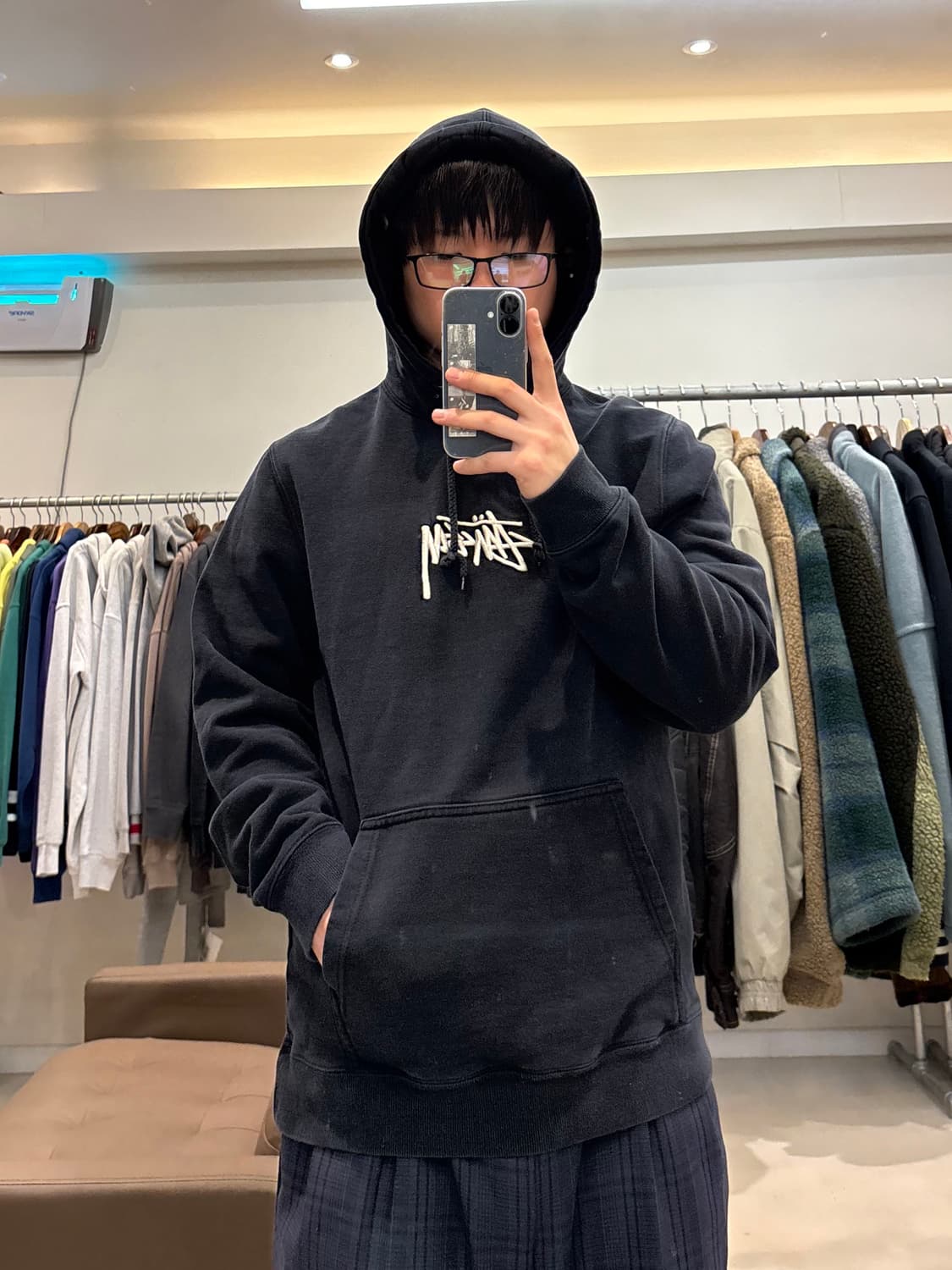 스투시 자수로고 후드티 상품이미지6