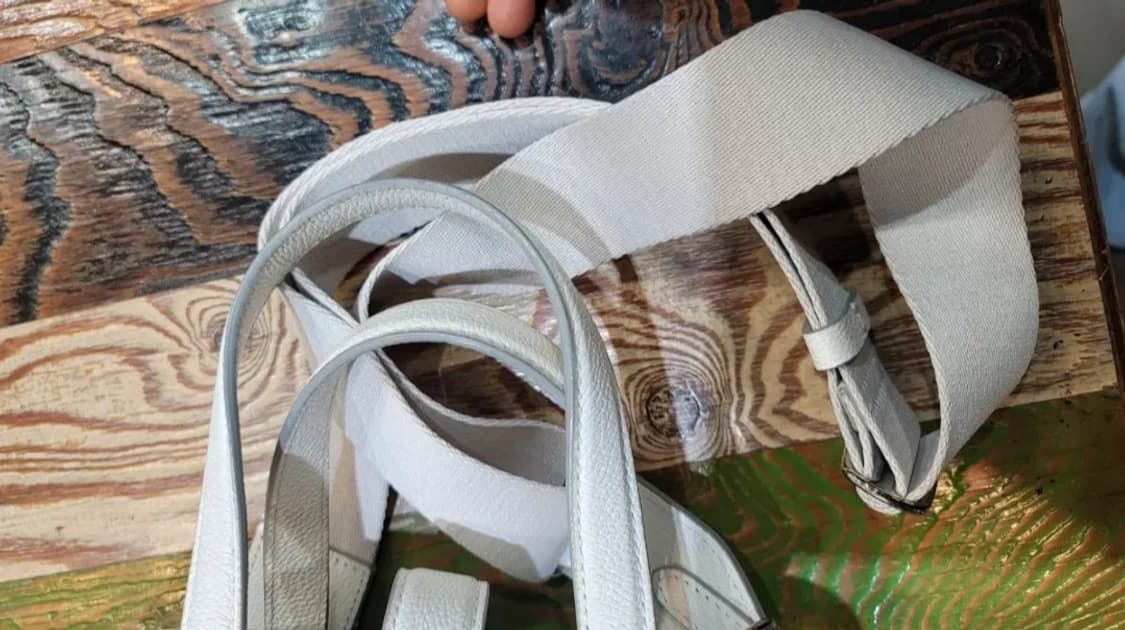 분크 토크 토트백 S 아이보리 스몰 사용감 적음 상품이미지9