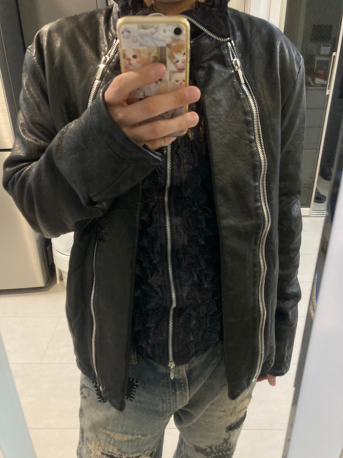 MJB 바이커 가죽 자켓 상품이미지6