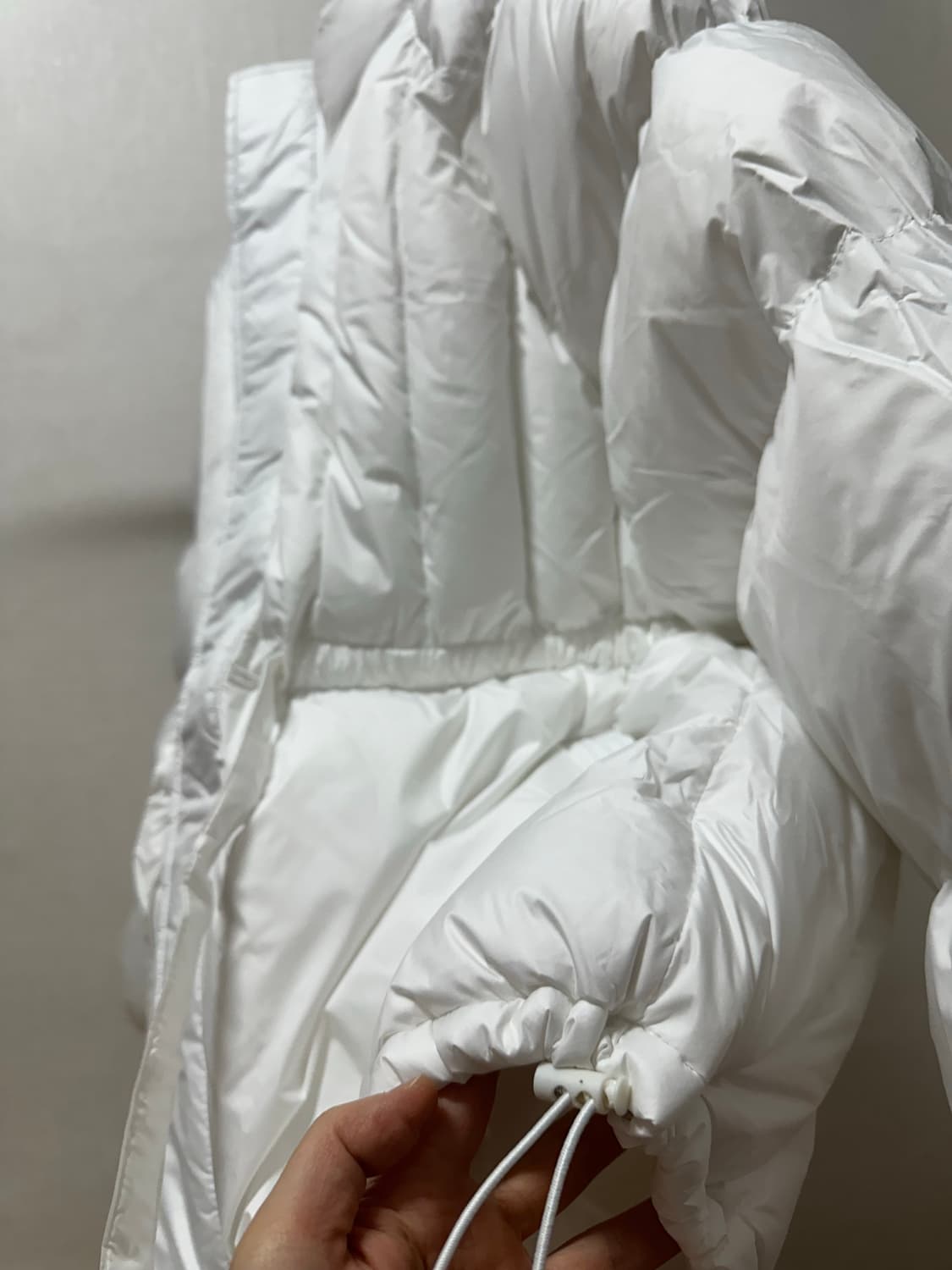 (새상품) 빅토리아 화이트 하프패딩(착샷있음) 상품이미지7