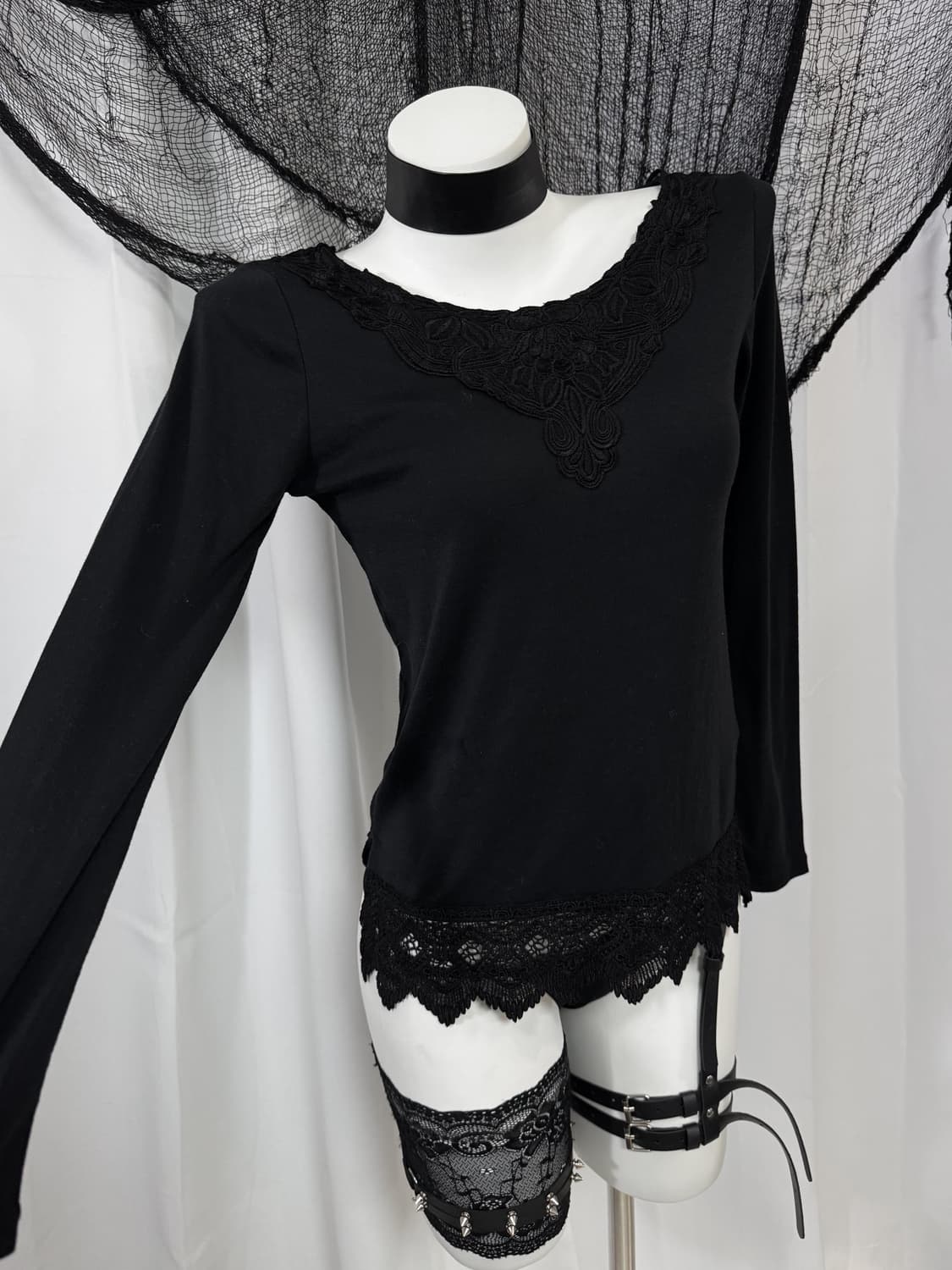 lace t-shirt 상품이미지2