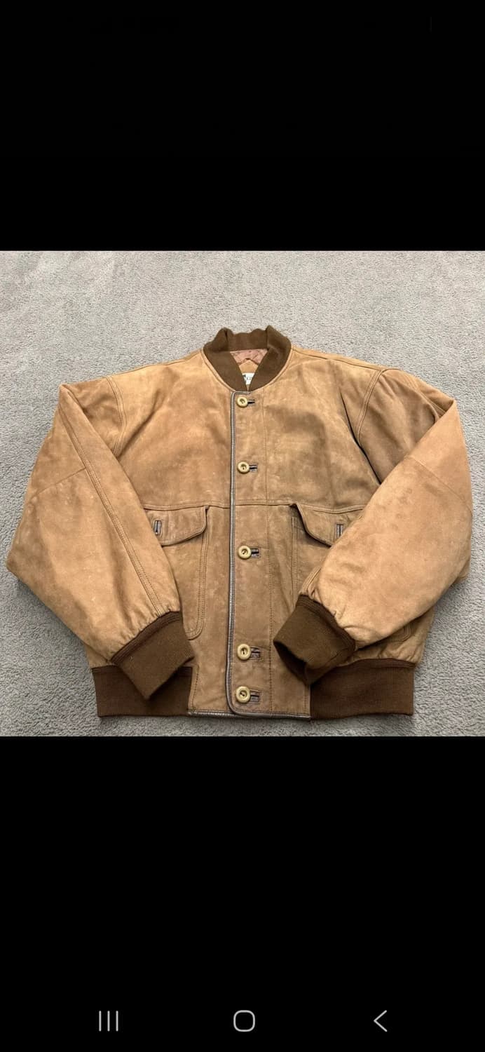 [정품/100] 90s 빈티지 스웨이드 a-1 가죽자켓 c1 상품이미지2