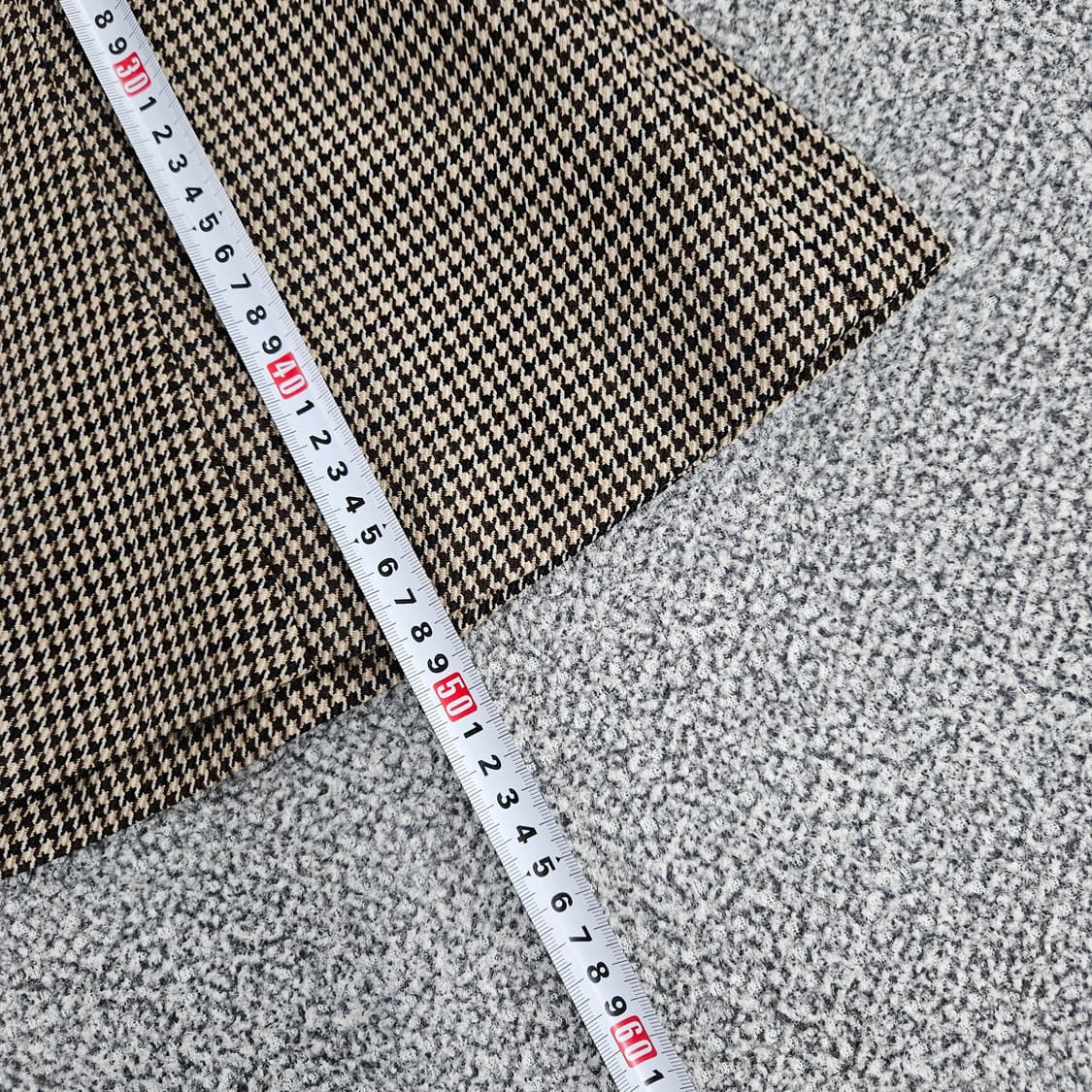 [67-91] 헤지스 하운드 체크  A라인 미니 스커트1104JM3 상품이미지9