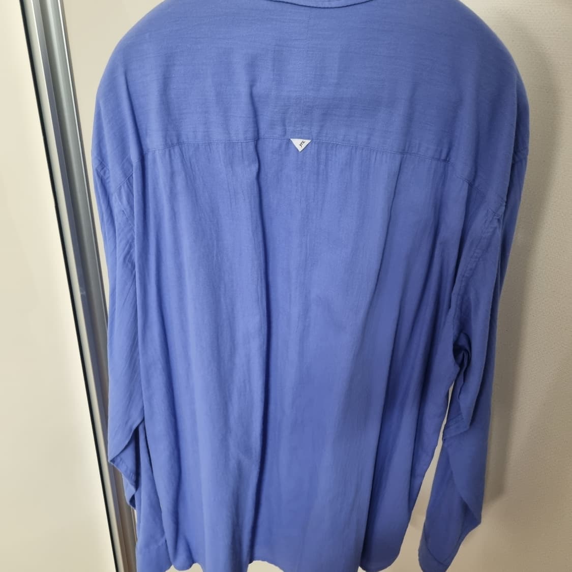 이얼즈어고 hemp cotton 포이카 셔츠, blue, 3 상품이미지2