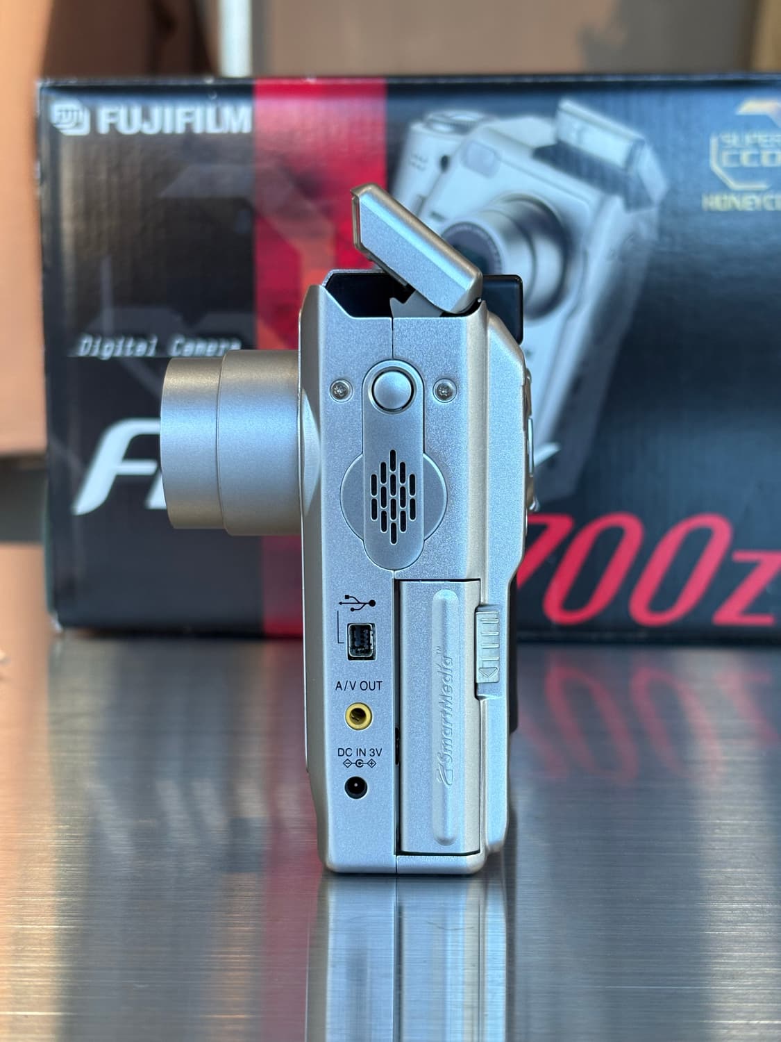 박스O/스미카케이블O)후지필름 파인픽스 4700z 실버 빈티지디카 상품이미지5