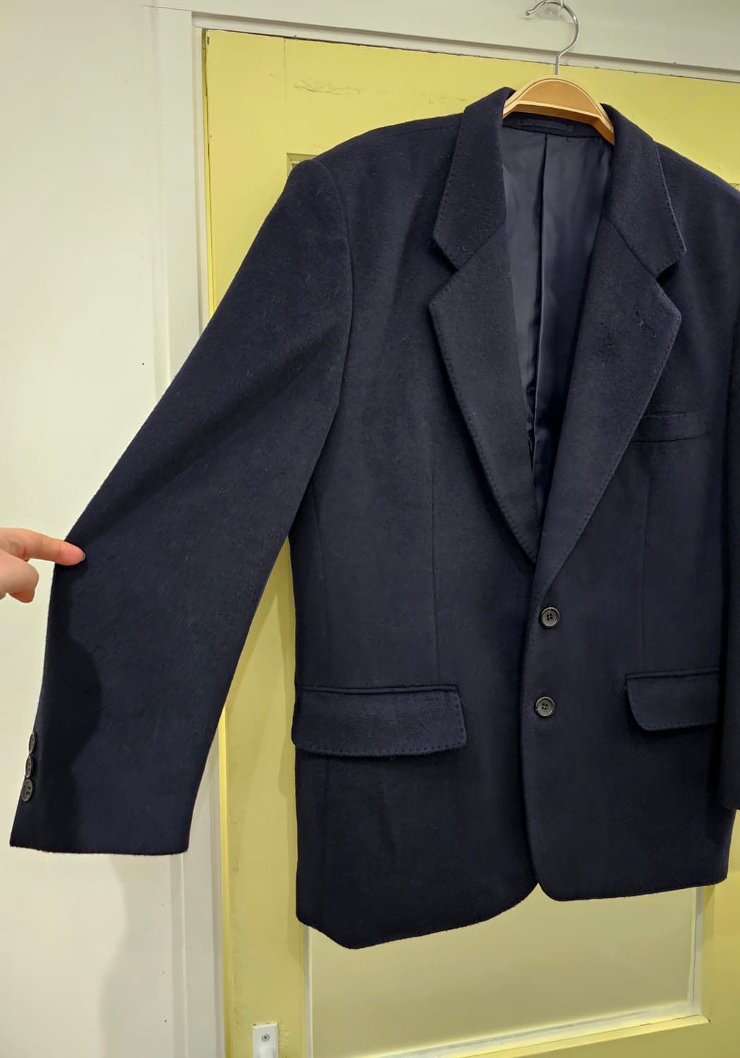 특가 Ghee 네이비 캐시미어 자켓 상품이미지3