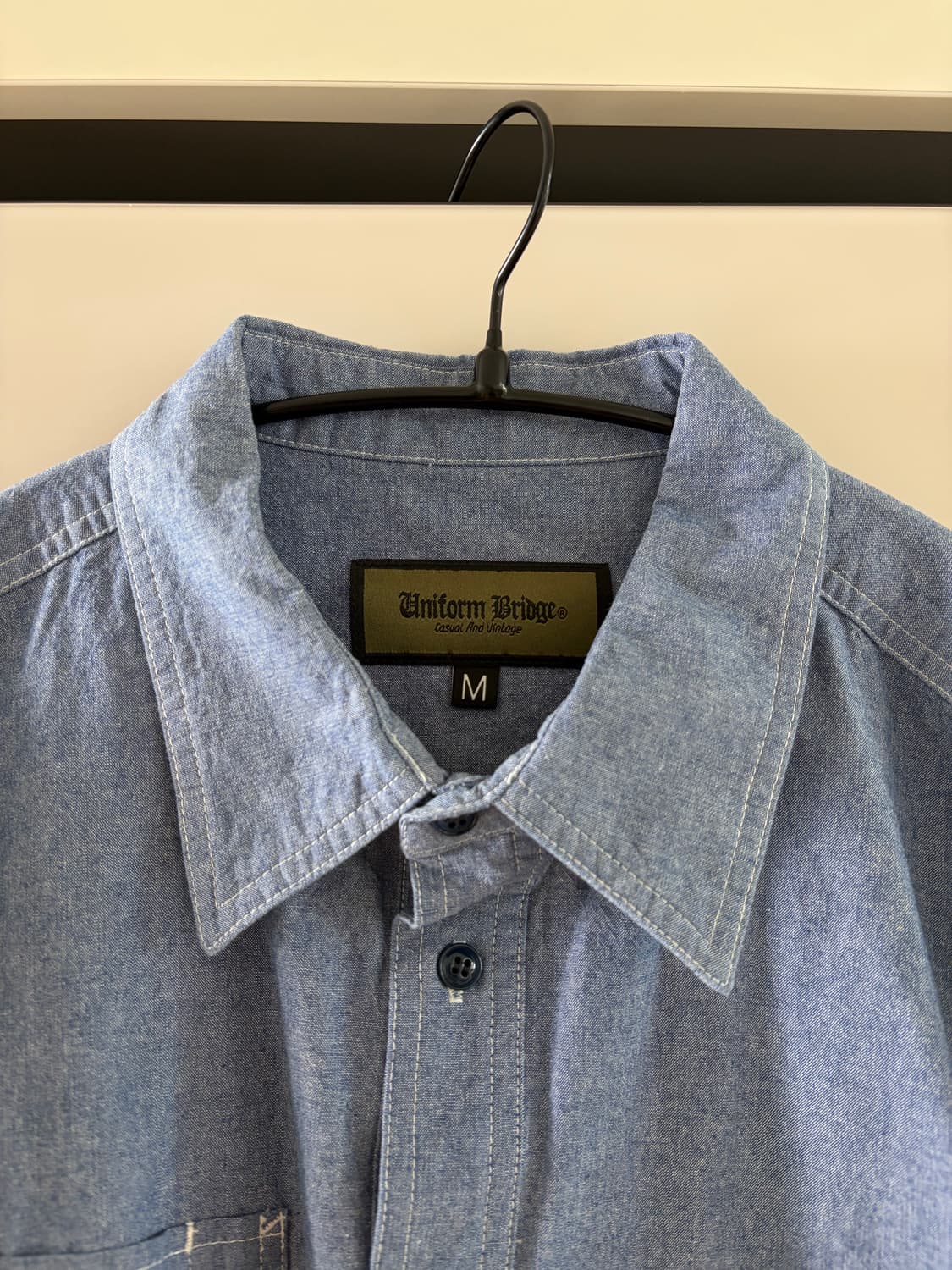 (M)유니폼브릿지 샴브레이 워크 셔츠 상품이미지4