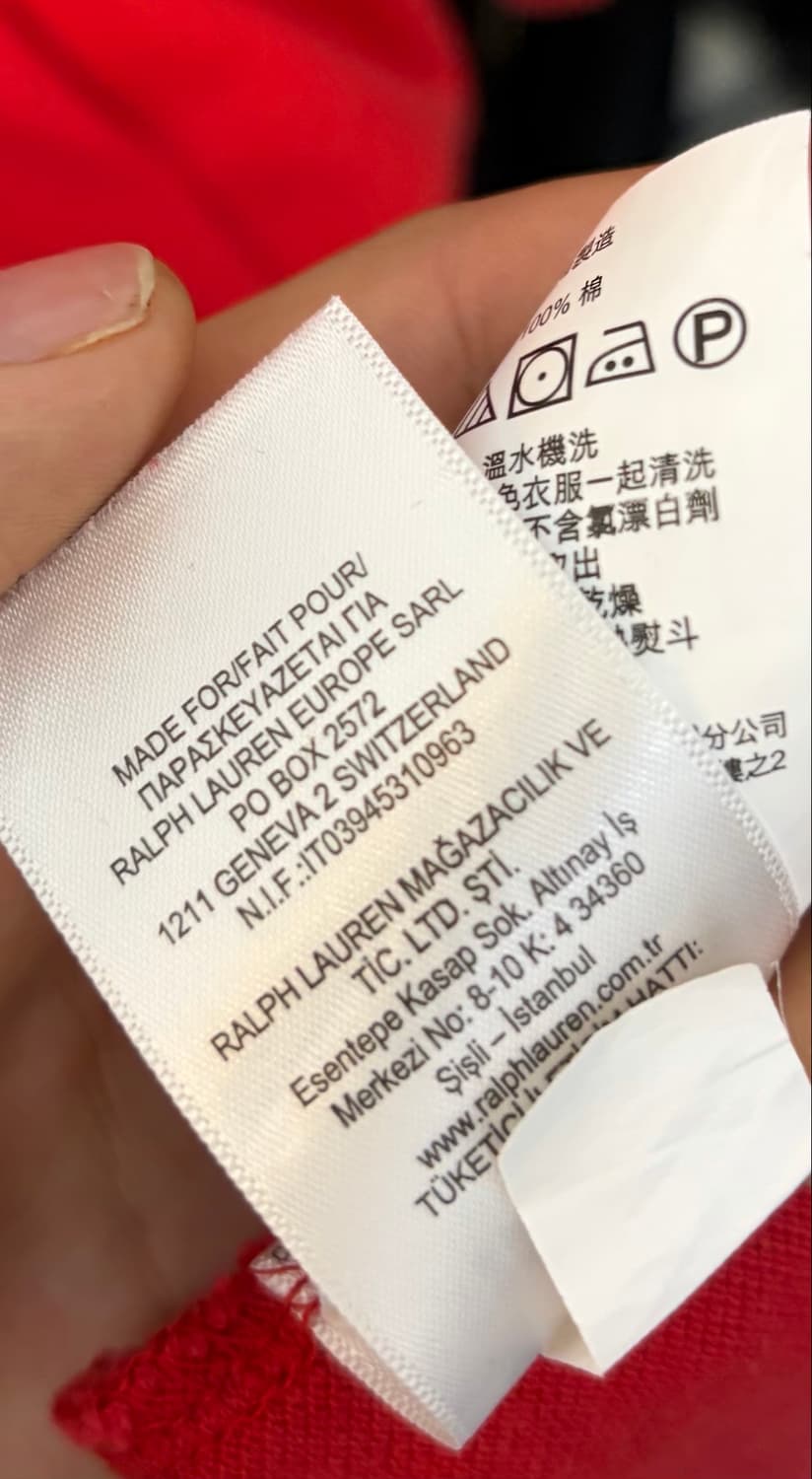 폴로 빅포니 PK 레드 반팔티 상품이미지6
