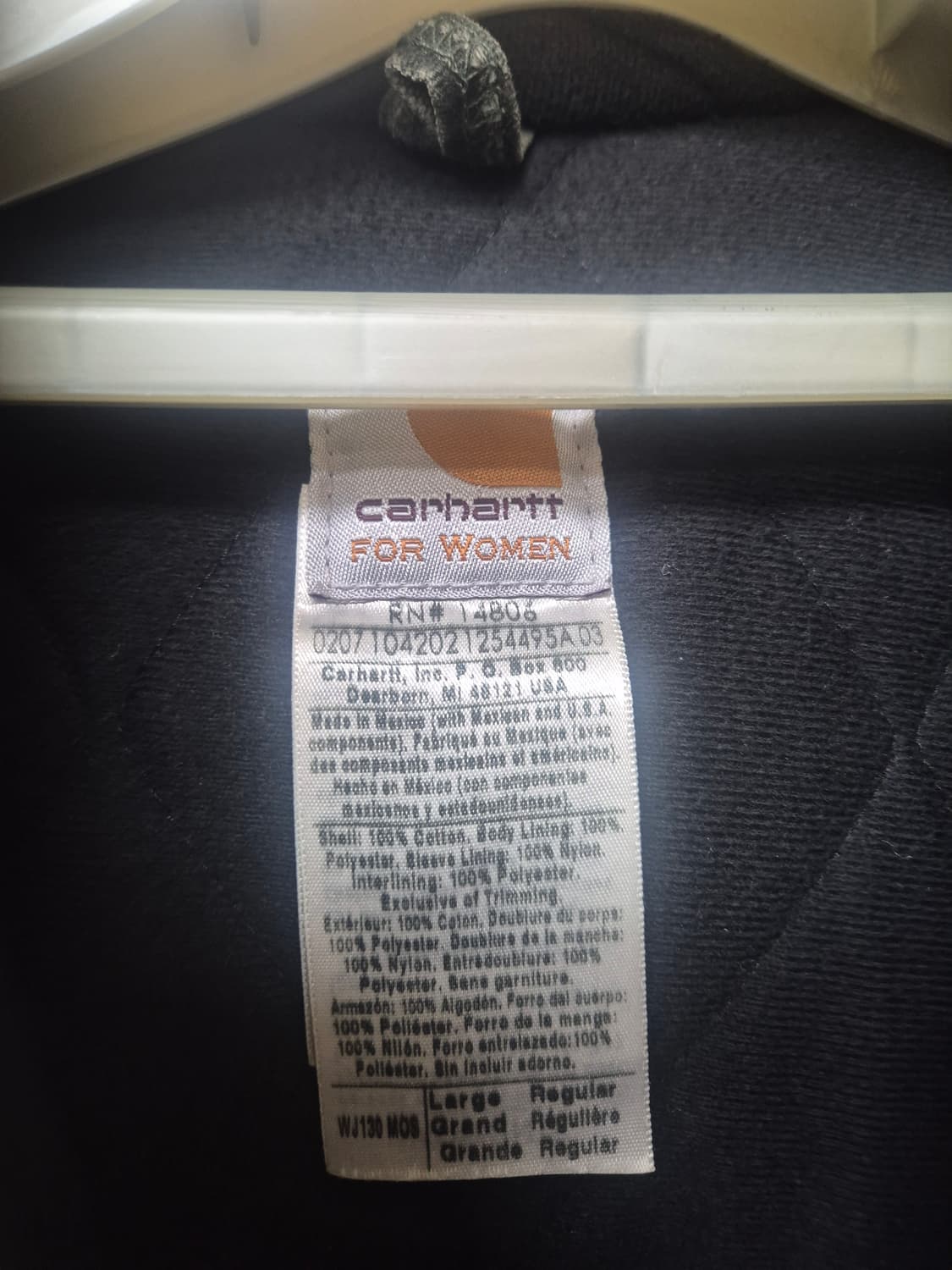 칼하트 엑티브자켓 wj130 상품이미지4