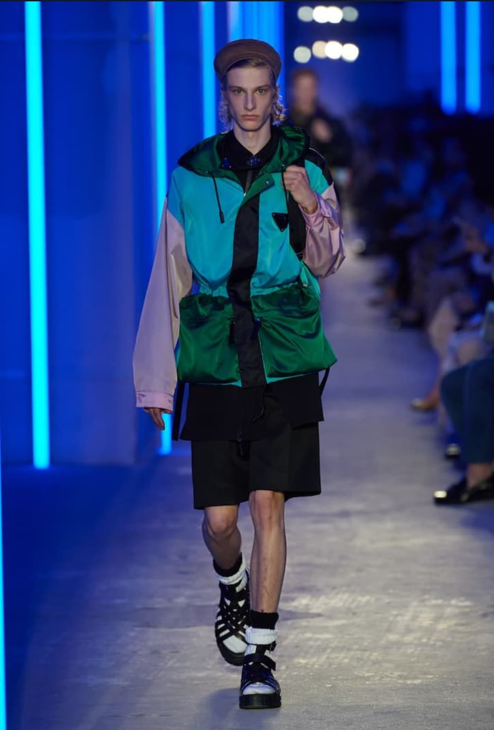 프라다 컬러블록 자켓 M 상품이미지1